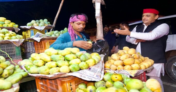 फतेहपुर में टमाटर, अदरख और मिर्च की चोरी हुई तो अखिलेश यादव ऐसा बोल गए..