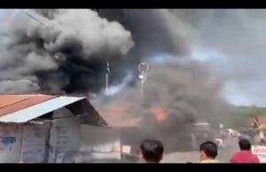 कानपुर के अर्मापुर बाजार में आग लगने से 8 दुकानें जलीं