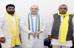 ओमप्रकाश राजभर एनडीए में शामिल, क्या बोले गृहमंत्री अमित शाह और सुभासपा प्रमुख