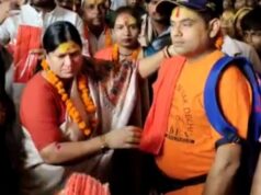 सदर विधायक ने तिलक लगाकर 41 श्रद्धालुओं का जत्था अमरनाथ यात्रा पर रवाना किया