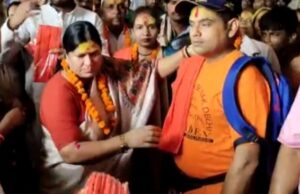 सदर विधायक ने तिलक लगाकर 41 श्रद्धालुओं का जत्था अमरनाथ यात्रा पर रवाना किया