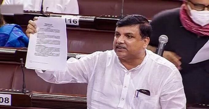 आप सांसद संजय सिंह राज्यसभा से पूरे मॉनसून सत्र के लिए निलंबित