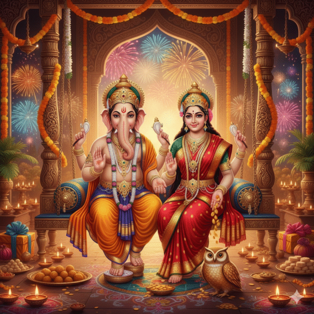 दीपावली : गणेश और लक्ष्मी पूजन का शुभ समय, महत्व, विधि और मंत्र जानिए – Diwali 2025 गणेश और लक्ष्मी पूजन