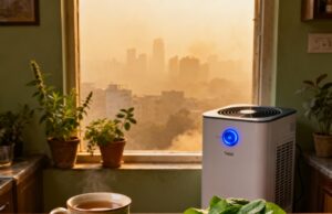 Air Pollution: सर्दियों की सांसों को बनाएँ सुरक्षित – पोस्ट-दीवाली प्रदूषण में आपकी रसोई कैसे बन सकती है फेफड़ों का कवच Air Pollution and Food measures. AI Image